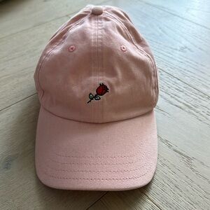 Aritzia pink baseball cap